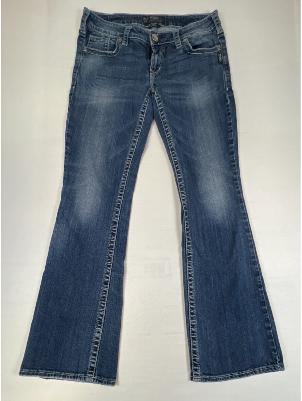 Silver Jeans Co. Women's Bootcut Jeans Blue Denim Size 31x33